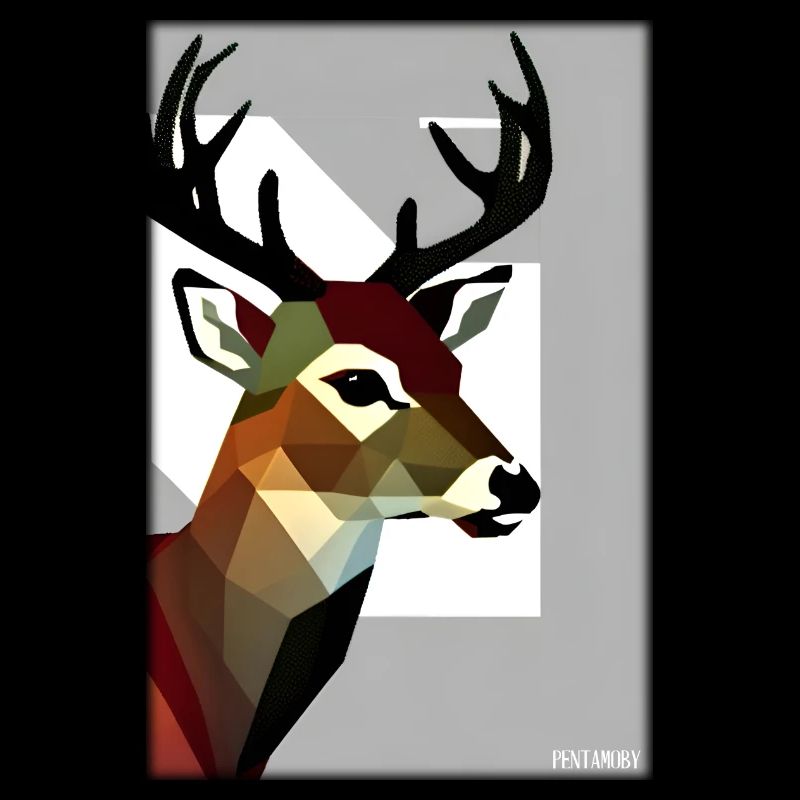 Cerf Polygone Faune sauvage Forêt Nature Bois