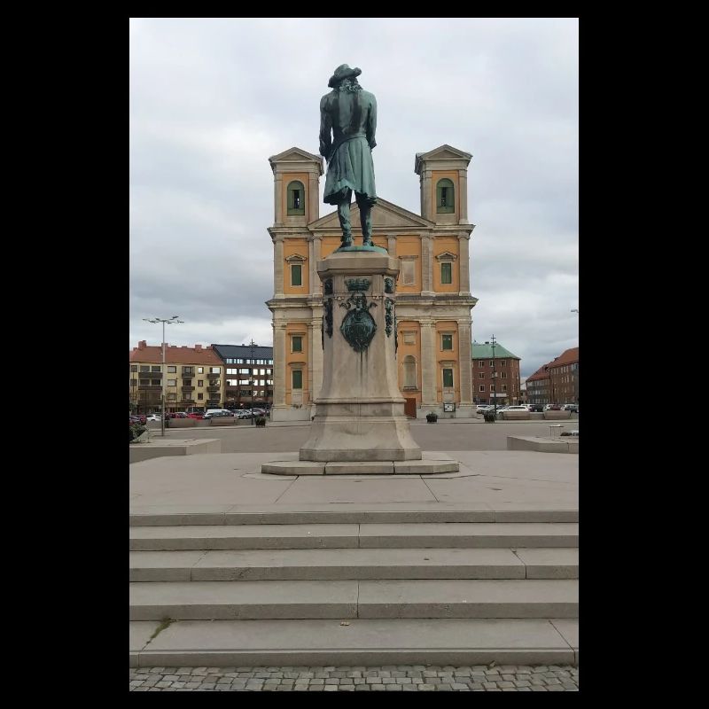 Der König vor der Friedrichskirche