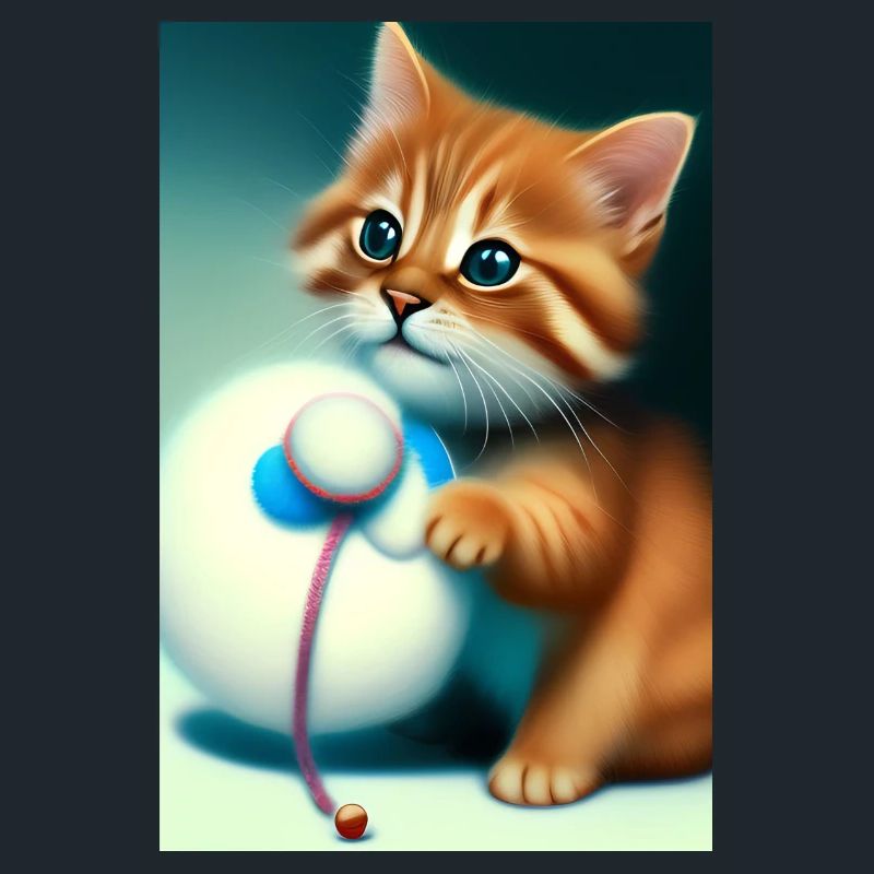 Petit bébé chat mignon