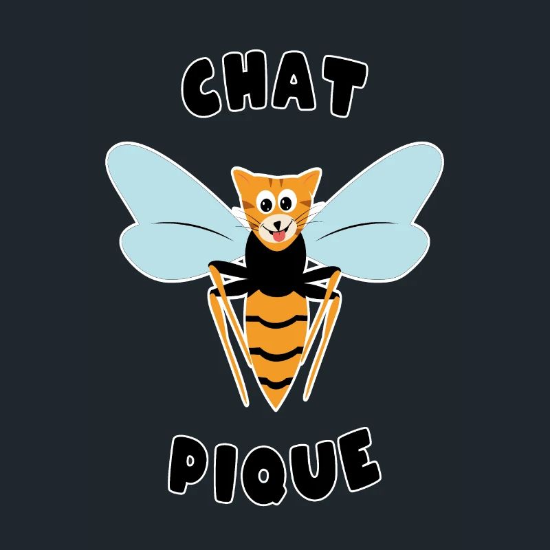"Roupette le chat" . Chat pique guêpe