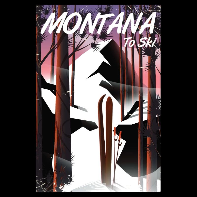 Montana Pour skier