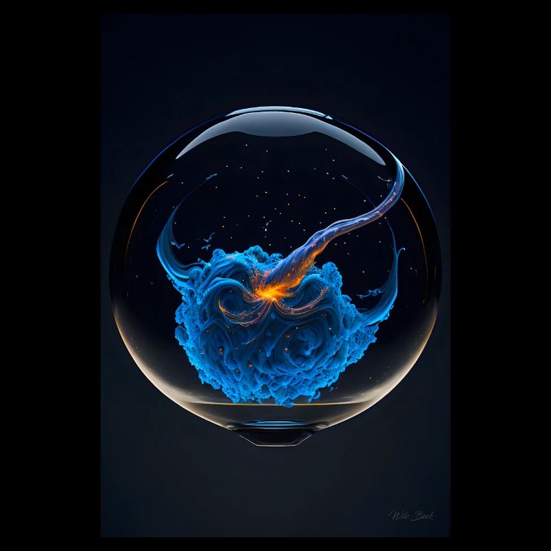 Nuages dans un plasma à bulles 2