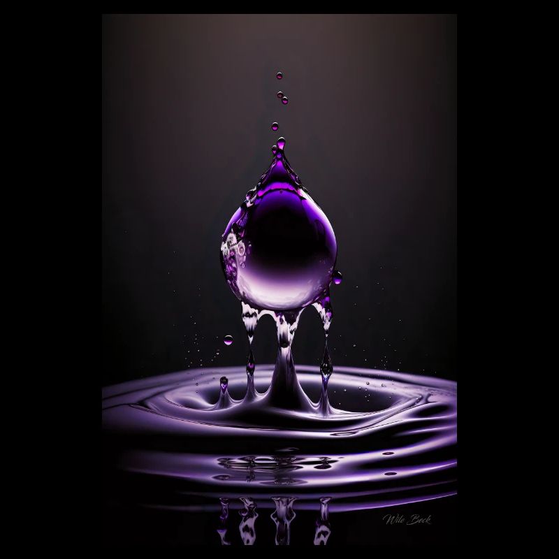 Gouttes violettes 3