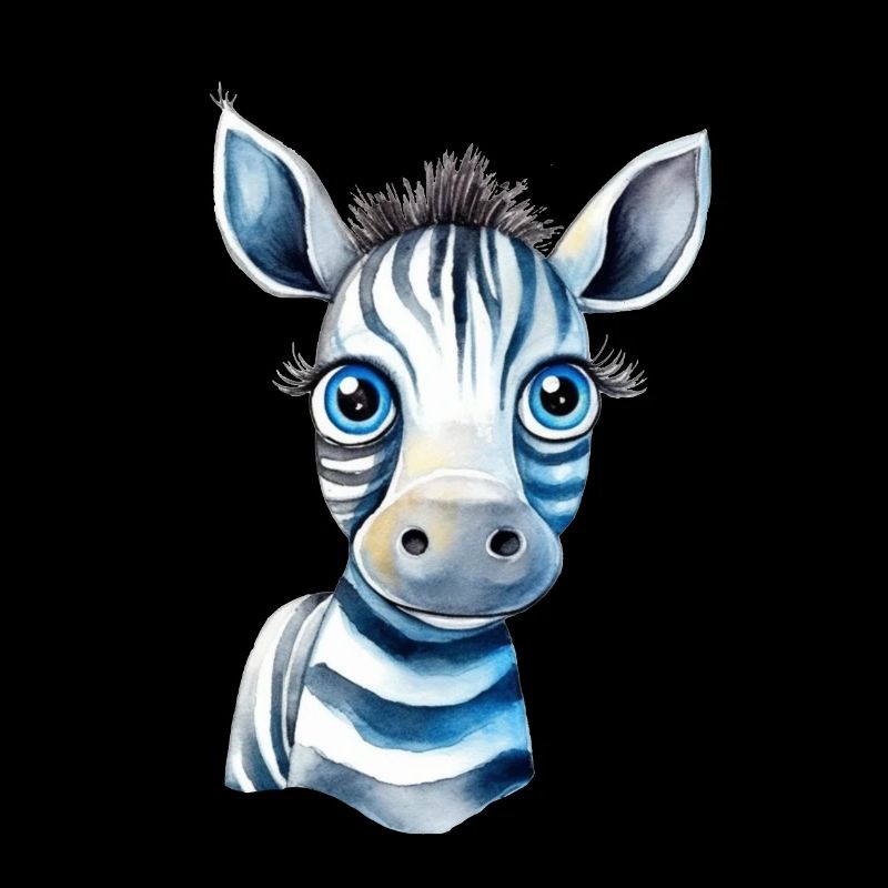 Zoo d’aquarelle Zebra