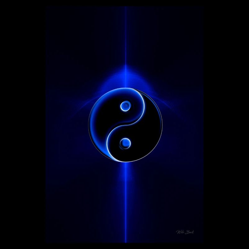 Yin Yang blue 1