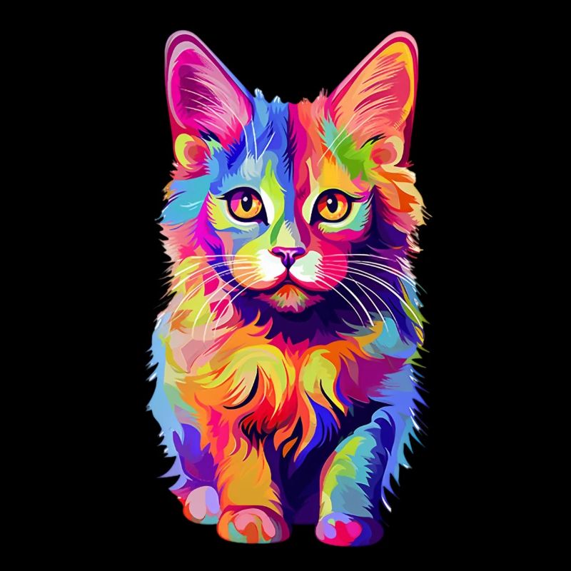 Kunterbunte Katze