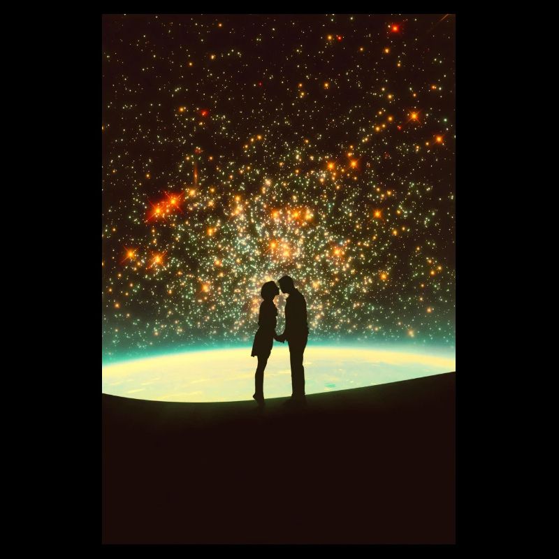 Kosmischer Kuss