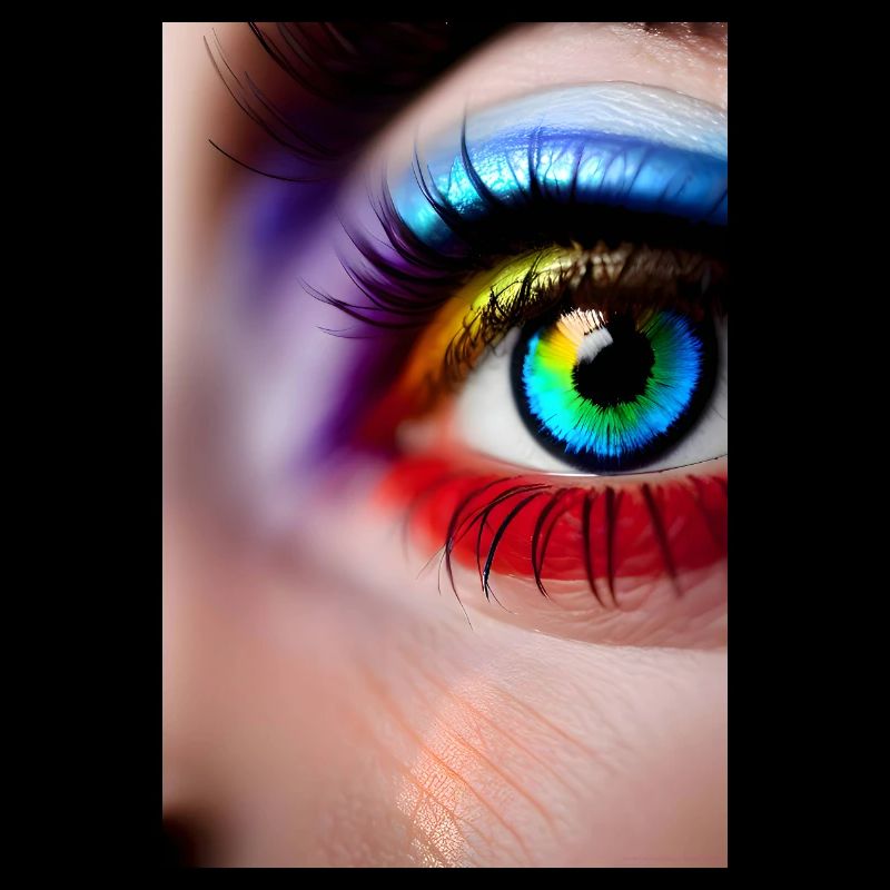 Œil arc-en-ciel