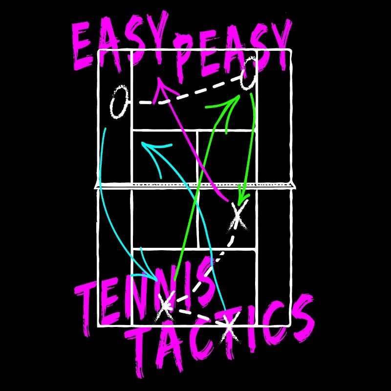 Conception de chemise Easy Peasy Tennis Tactics