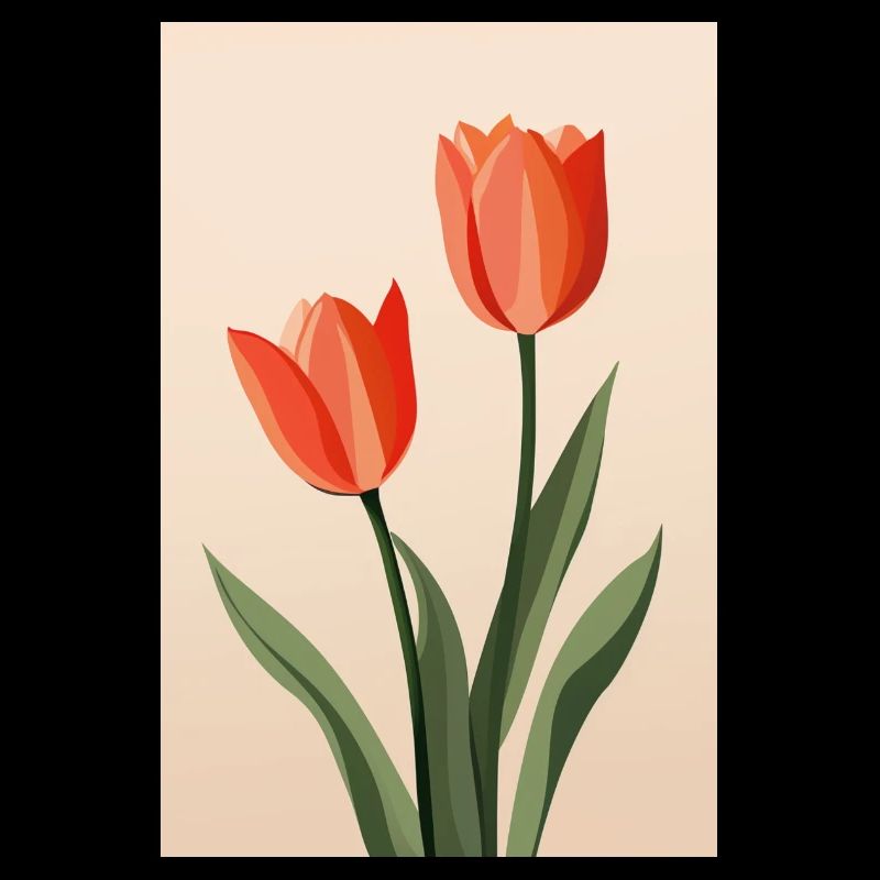 Boho Botanische Tulpen