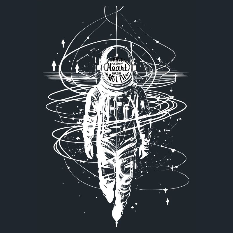 Tops Space Men, Mars Tshirts,Spaceman,Clothing Spa