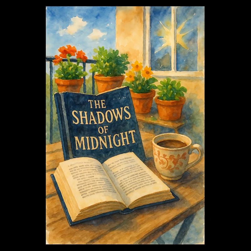 Bücher, Blumen und Kaffee