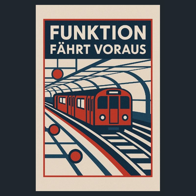Subway Bauhaus 1930s Function Goes Ahead Retro