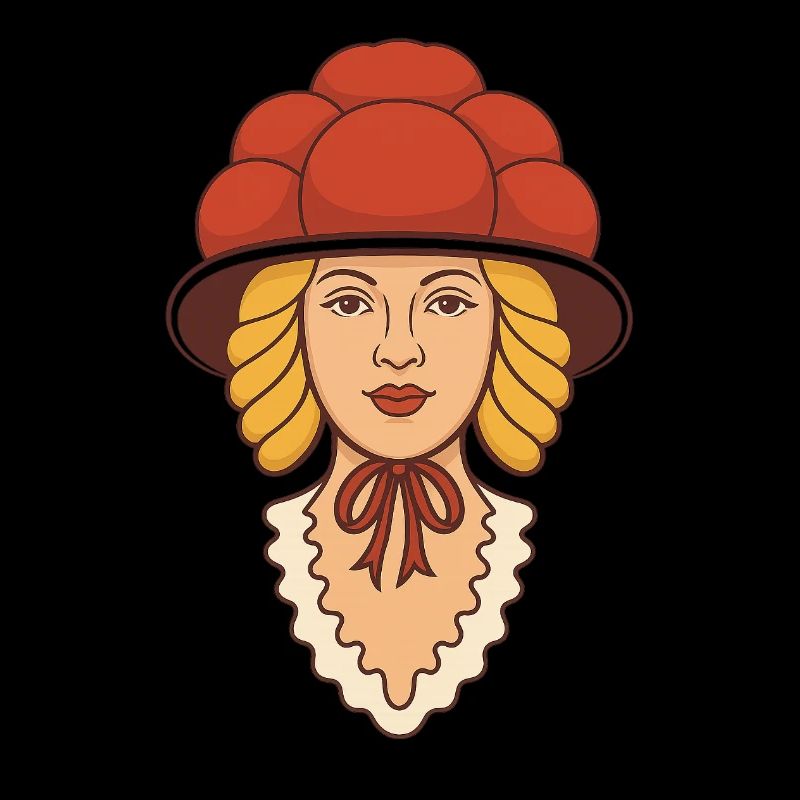 Bollenhut Mädchen