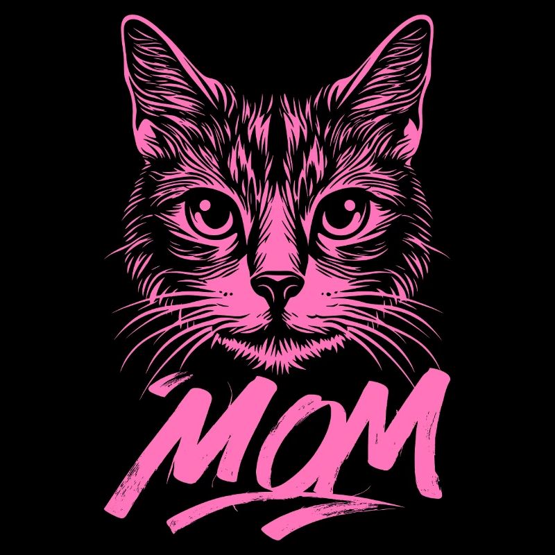 Cat-Mom-Pink-Katze-Kitten-Katzen-Cats-Katzenmutter