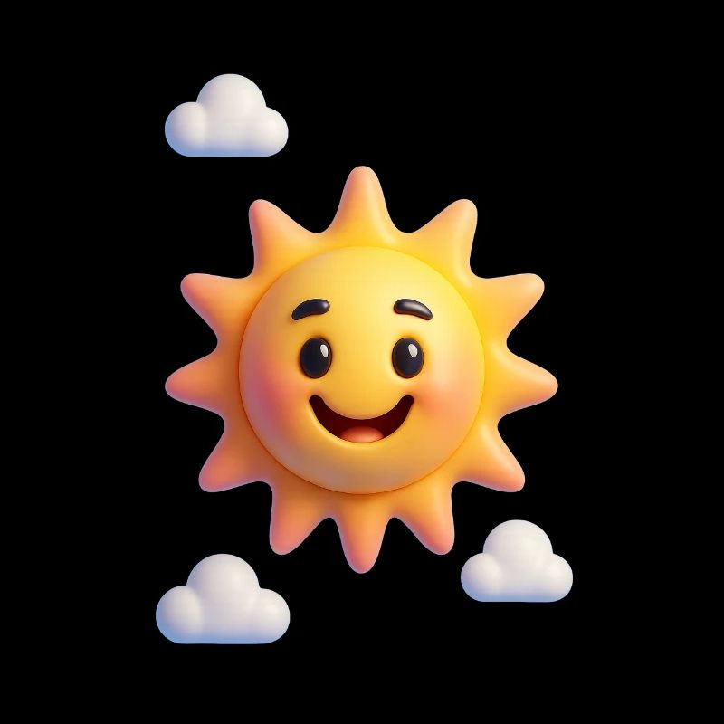 3D Sunshine Surreal – Happy Sky Vibes