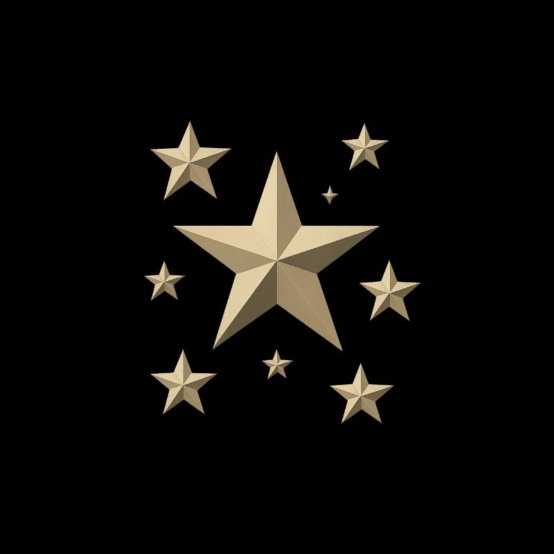 Goldene Sternen Galaxie