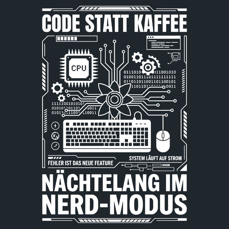 Code au lieu de mode nerd du café
