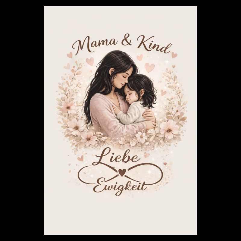 Ewige Liebe Mutter und Kind 