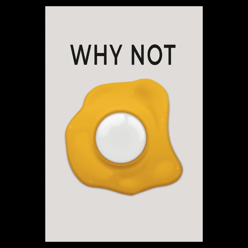 Why Not Minimal Poster Design