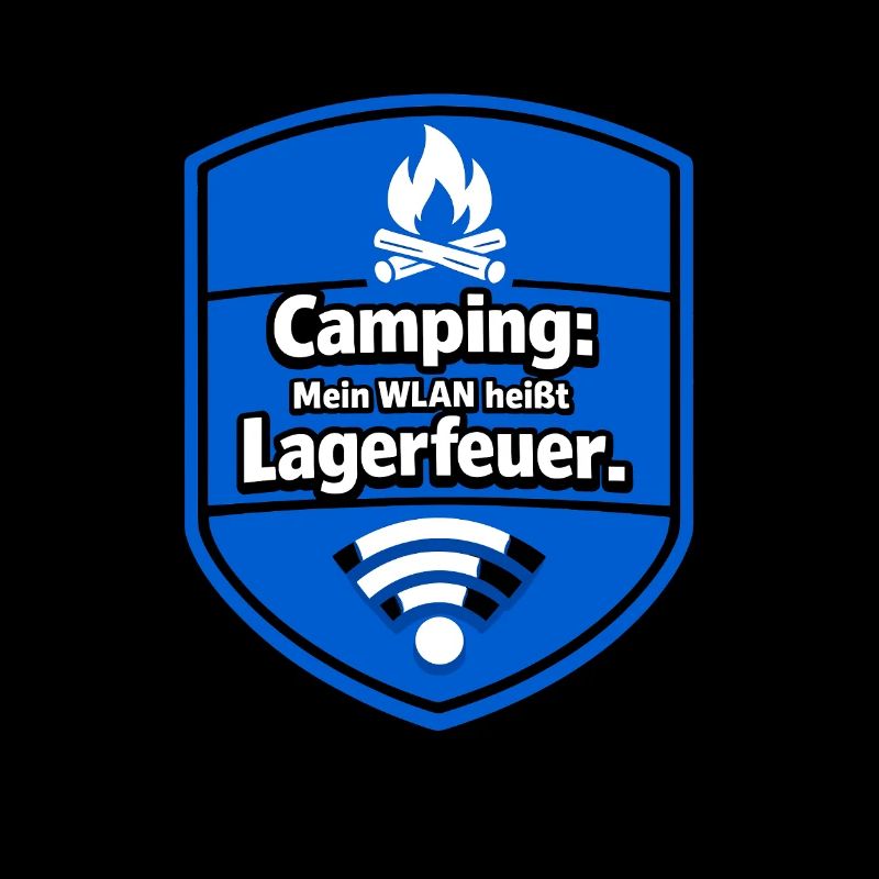 Feu de camp de camping