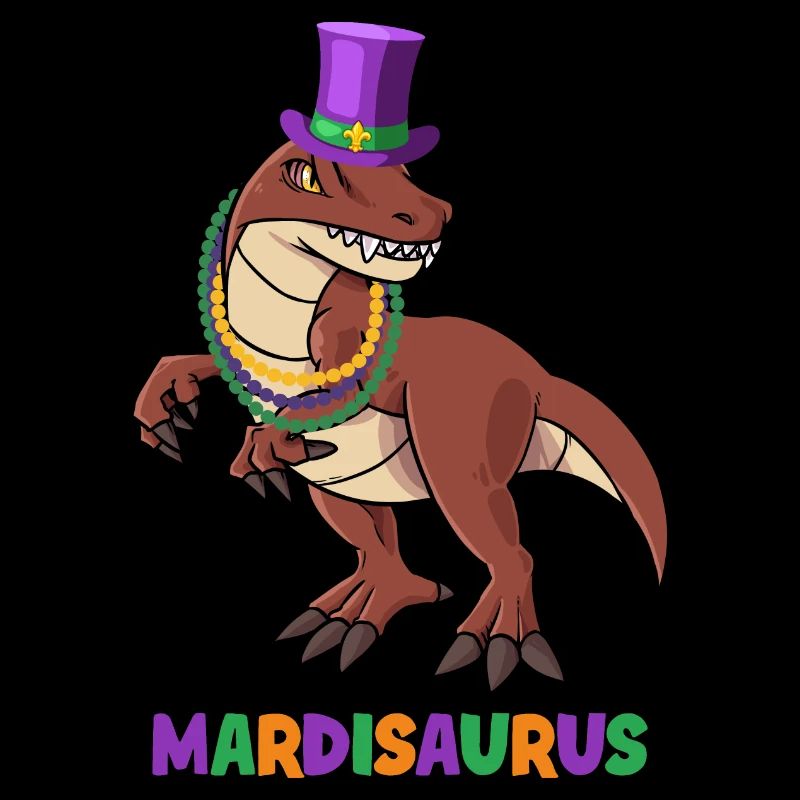 MARDISAURUS Mardi Gras Dinosaurus