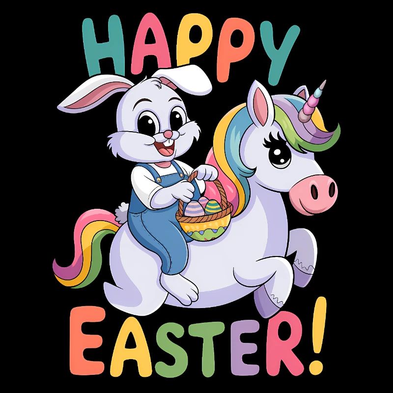 Easter Unicorn Easter Bunny Happy Easter Easter