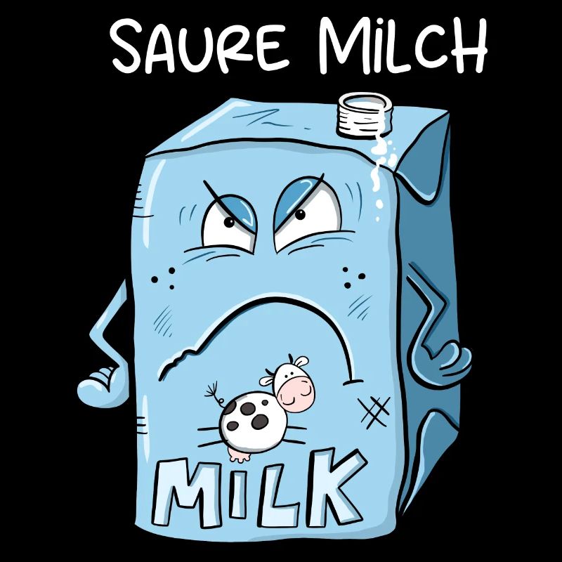 Saure Milch sagt Nö I Milchkarton I Statement