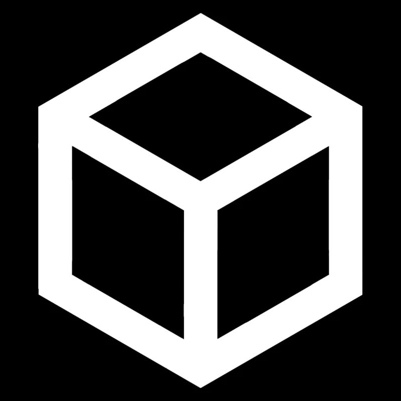 Simple. Blanc. Cube
