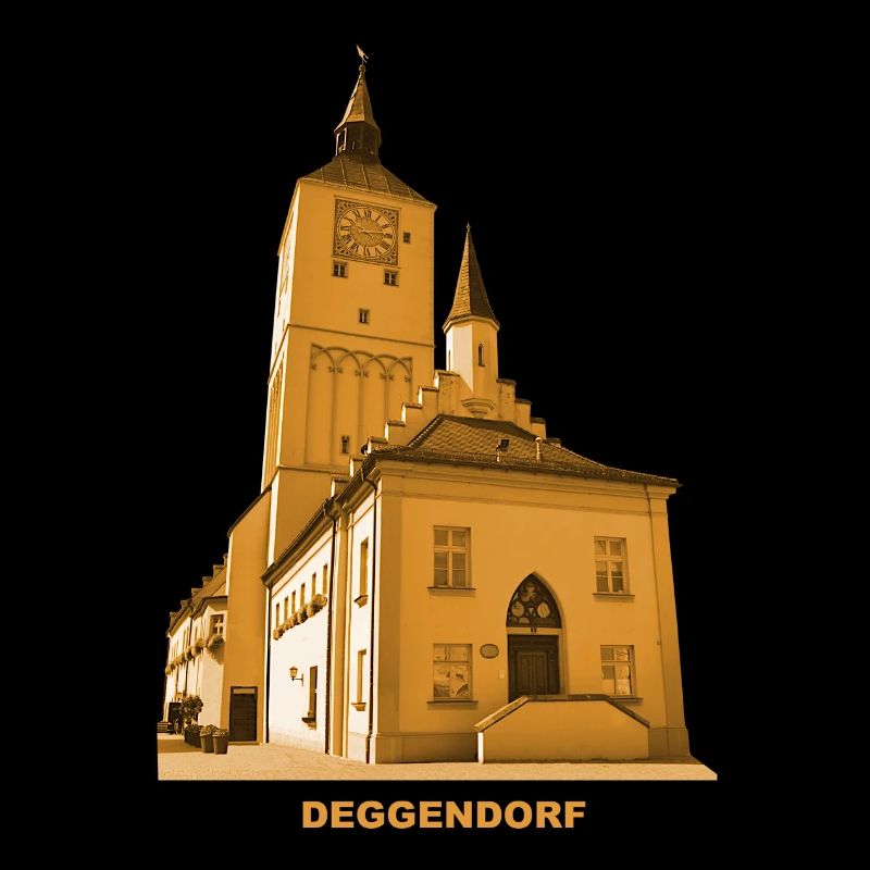 Hôtel de ville de Deggendorf Basse-Bavière Danube Isar