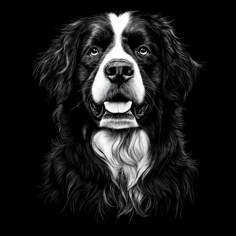 Bouvier Bernois Portrait Chien Chien