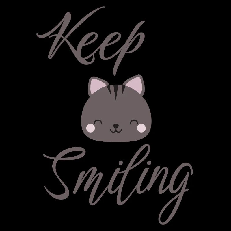 Keep smiling cute cat