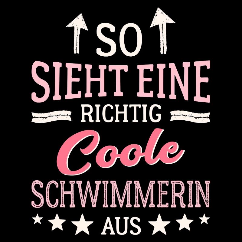 So sieht eine richtig coole Schwimmerin aus 