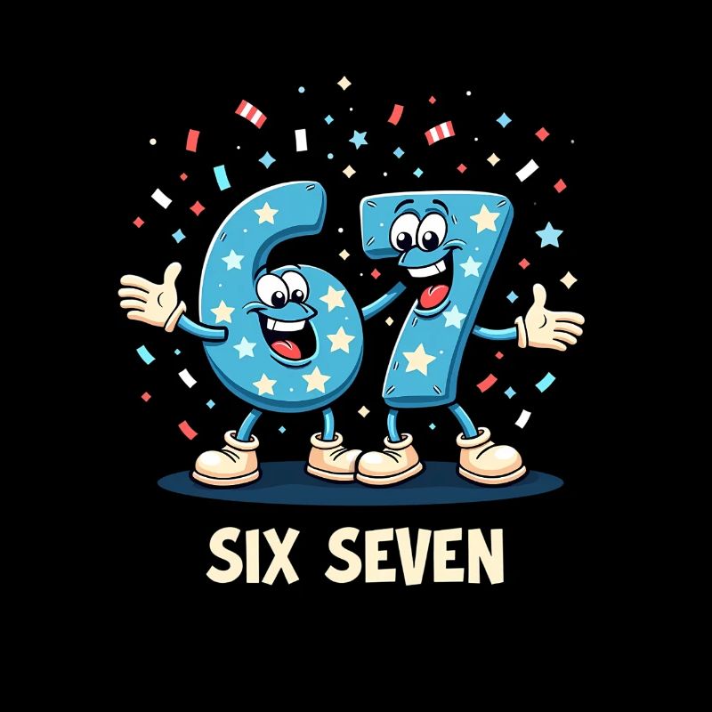 US Flag 67 Memes Six Seven