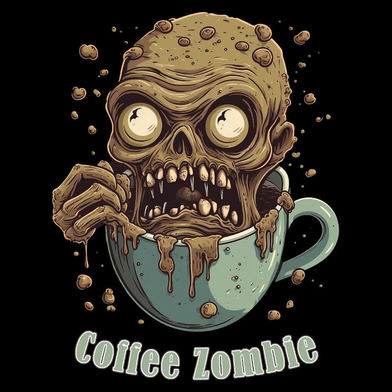 Coffee Monster - Caffeine Zombie - Morning Grouch