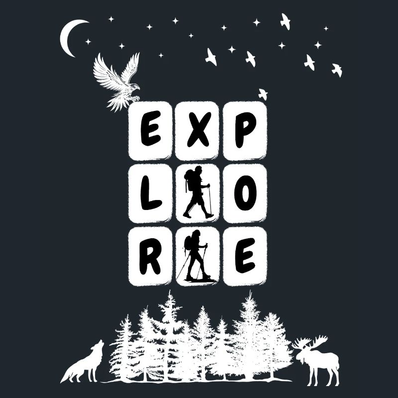 Graphique Explorer le camping