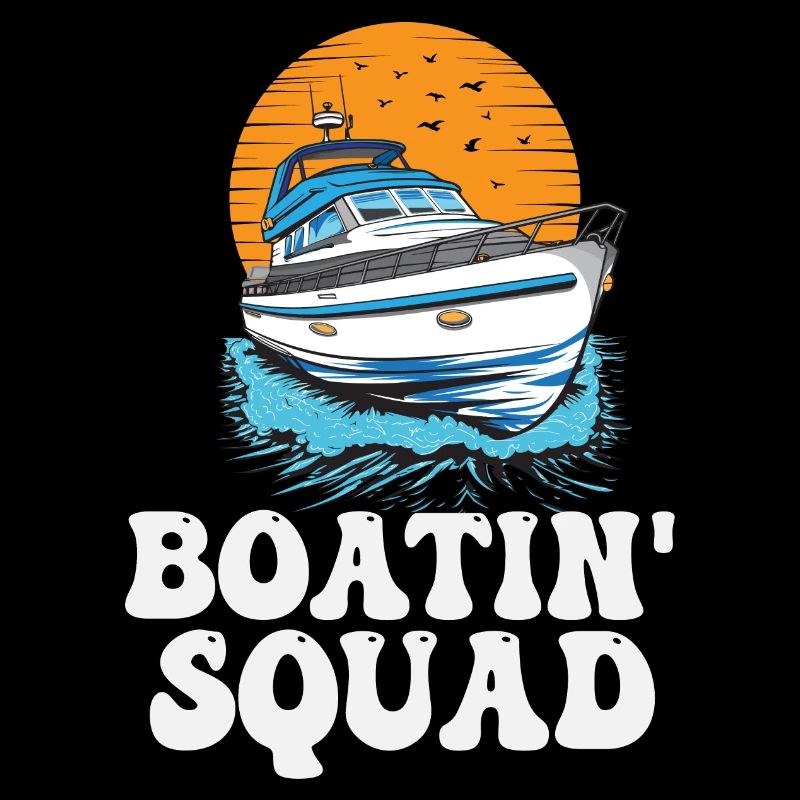 Motorboating Crew Pontoon Boatin Squad Lake Life