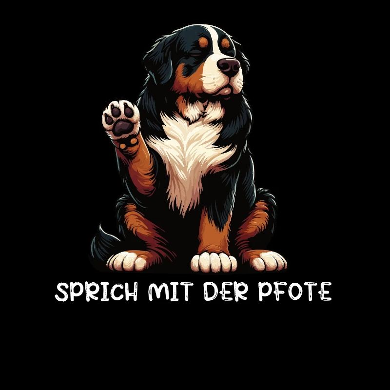 Sprich mit der Pfote Berner Sennenhund Sennenhunde