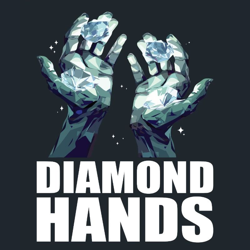 Commerce de mains de diamants