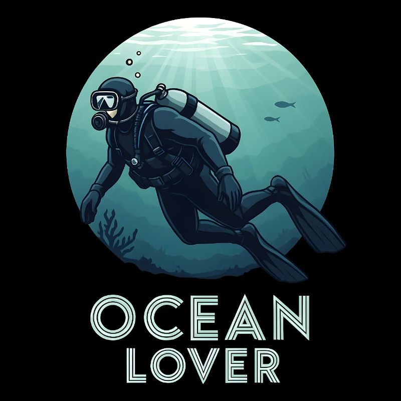 Plongeur amoureux de l’océan