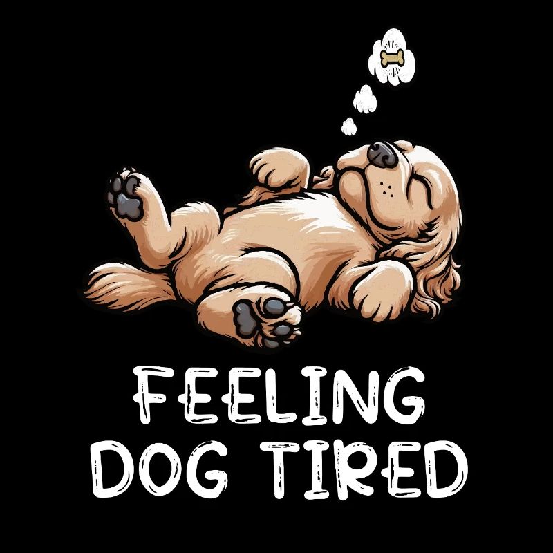 Feeling Dog Tired Cocker Spaniel Cockerhund Cocker