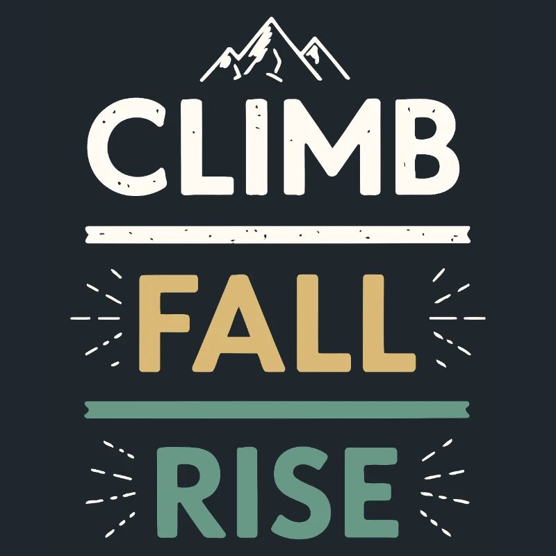 Climbs Falls Raises Mountain
