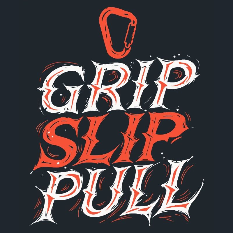 Grip Slip Pullover Dynamische Typografie