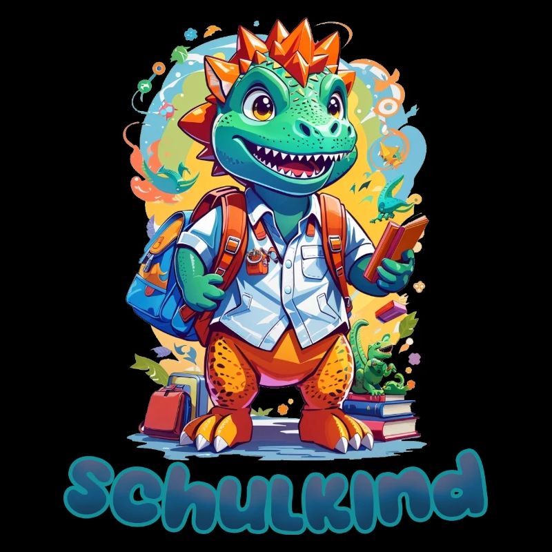 Schulkind - Einschulung - Dino