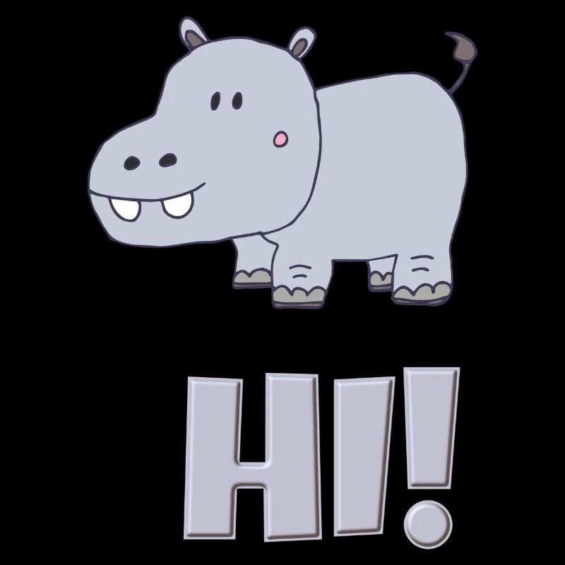 Hippopotame Salut