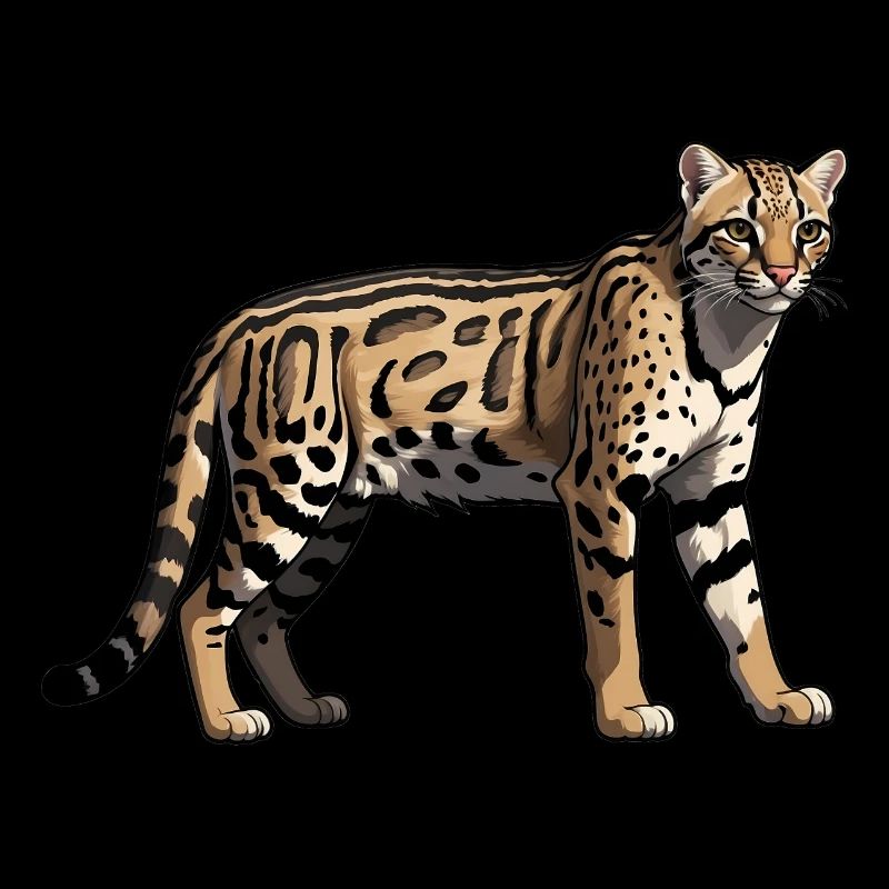 Guépard - Motifs Sauvages Mignons