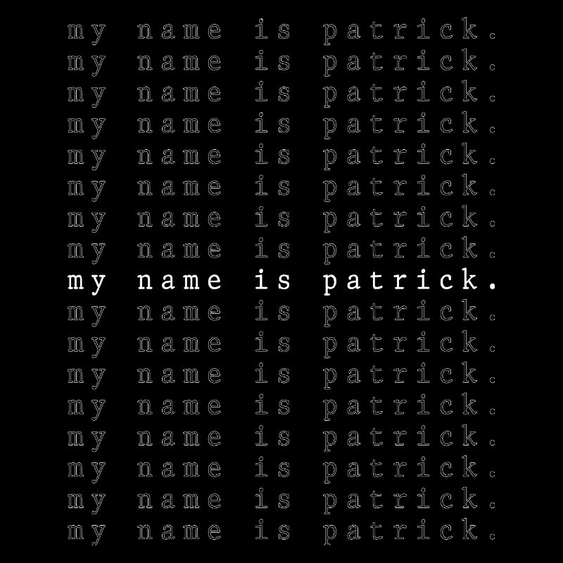 Je m’appelle Patrick