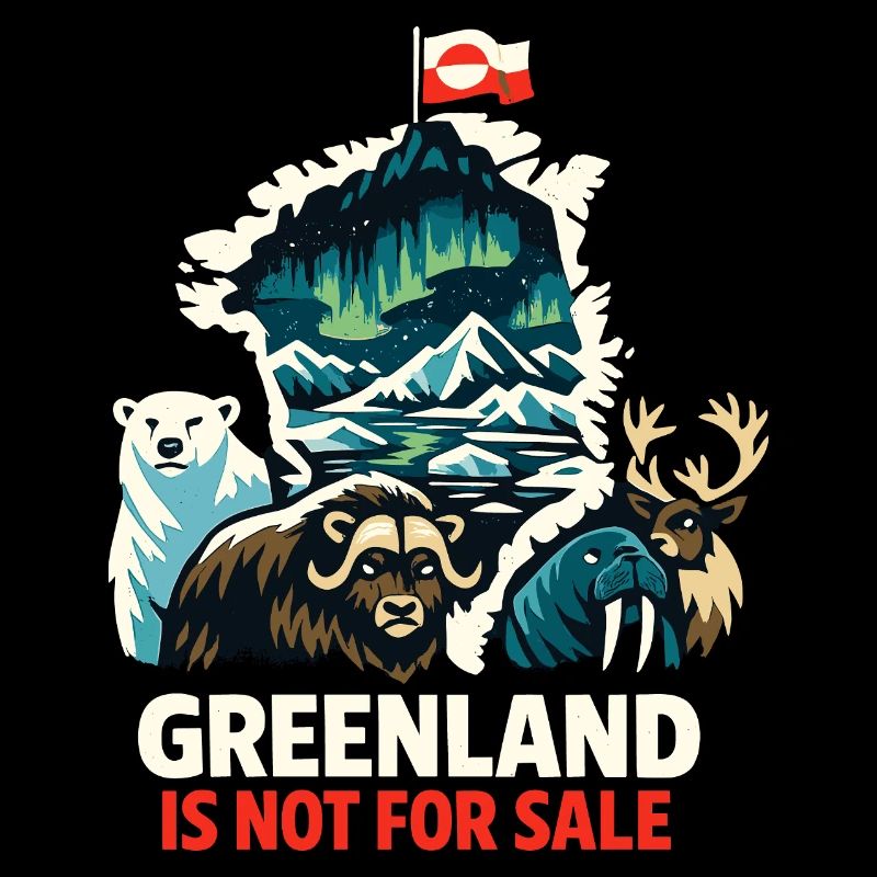 Don des animaux du drapeau du Groenland