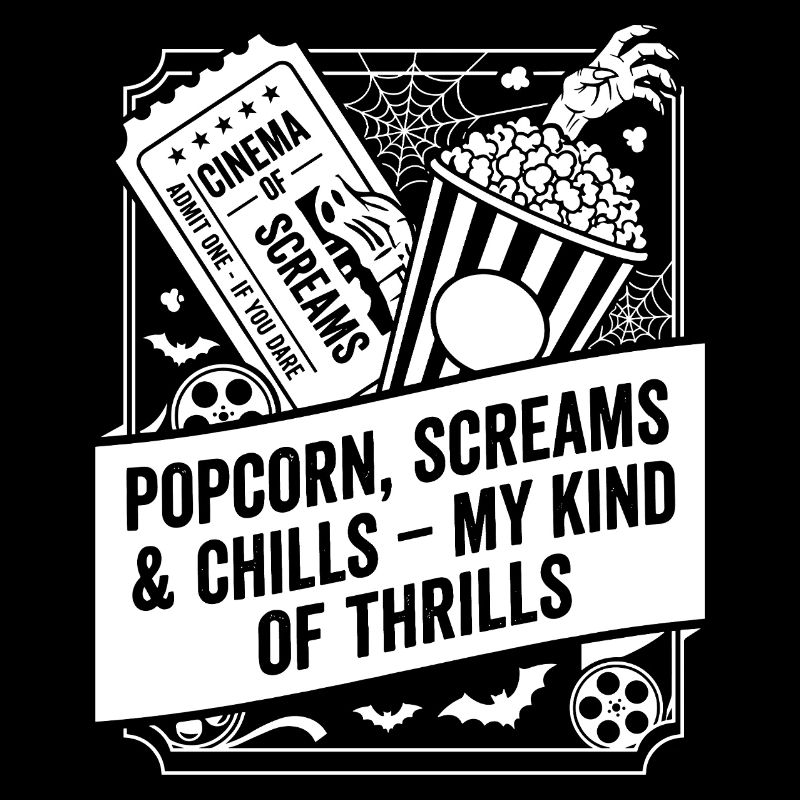 Le pop-corn crie mon genre de sensations fortes