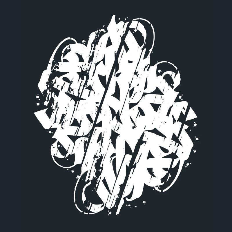 DIRTY ABSTRACT CALLIGRAPHY SHAPE